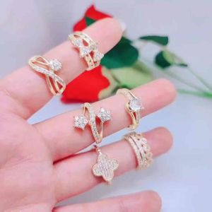 Cincin Simpel Wanita Elegan Cocok Untuk Harian Tidak Mudah Luntur