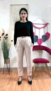 BAGGY PANTS JAPAN RIB FARIASI KANCING DUA