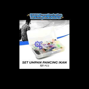 LIXADA Umpan Pancing Ikan Set Fishing Bait Kit 101 PCS - DWS250-H - Multi-Color