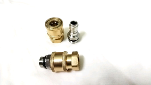 khớp nối nhanh chân ren 14 lắp cho máy rửa xe.