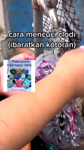 popok bayi cuci ulang new insert udah menyatu paket isi 6