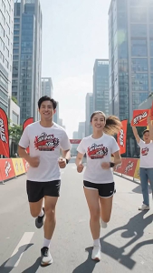 Sting Marathon Inspired T-shirt Athletic Tee Breathable Lightweight Stylish Running Sportswear