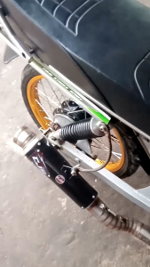 KNALPOT BALAP KOMPETISI 25CM BLACK SARFULL SARTENG ORI CJS RACING EXHAUST MP CB GL FULL STENLISH 38MM Megapro CB GL TERLARIS!!