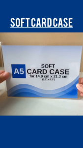 SOFT CARD CASE/ CLEAR PROTECTOR FOR CERTIFICATE REPORT CARD & DOCUMENT - Size: B8/B7/B6/A7/A6/A5/A4/Letter