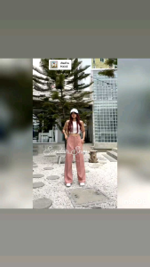 🌟กางเกงขากระบอกขาใหญ่ เป็นตะขอ งานทวิส 2จีบ ผ้าสวย ทรงสวย (นางแบบถ่ายจากงานจริง)