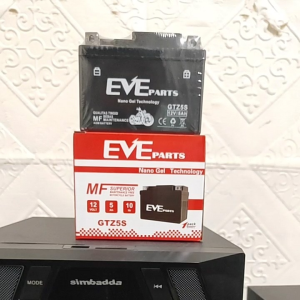 AKI MOTOR HONDA BEAT VARIO SCOOPY SPACY AKI KERING GTZ5S EVE 12 VOLT 5 AH