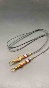 สร้อยพระ สร้อยคอพระ ห้อยพระหน้าหลัง 1-2 องค์ เชือกร่มนอกหนา 1.2มิล