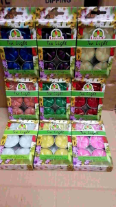 Liwanag Tealight Candle in Metal Cup (S#83) Sold Per Pack 6 Pieces in a Pack (Unsented) Burning Time: 5-8 Hours Good use for Restaurant Altars.