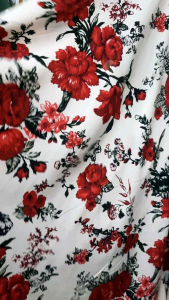 kain motif bunga isi 2.5 meter