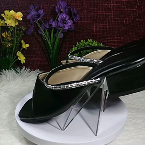 รองเท้าส้นสูงsirirak-s06ความสูง2นิ้วรองรับน้ำหนักได้ดีสินค้าไทยจัดส่งไวมีครบไซส์36_45เท้าอวบควรบวก1ไซส์