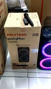 POLYTRON PPS-8L22/PPS8L22 SPEAKER AKTIF PORTABLE MEETING MULTIMEDIA BLUETOOTH INCLUDE MIC WIRELESS 1PCS