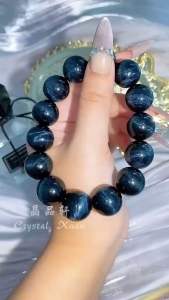 [现货] 16mm 蓝虎眼手串｜强势护体 × 清晰洞察 × 稳定能量场｜Blue Tiger Eye Bracelet｜Protection • Insight • Stability