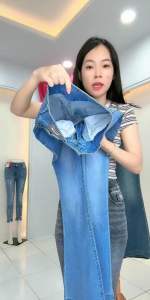Quần jean nữ ống loe 3n tagda basic không kén dáng có 5 màu chât mềm co gĩan 40-75kg- bigsize