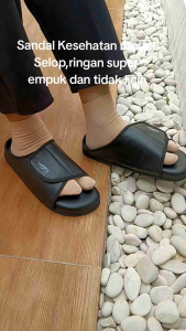 Sandal Kesehatan Diabetes Selop Pria Wanita Anti Air Bantalan Super Empuk Berkwalitas Size 36-47 Sendal slop