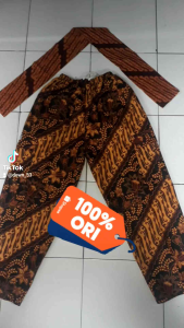 Setelan Celana Boim & Syal Batik Size Anak & Dewasa