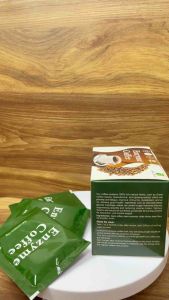 Enzyme Slim Green Coffee for Weight Loss: A Natural Herbal Diet to Burn Fat and Relieve Constipation