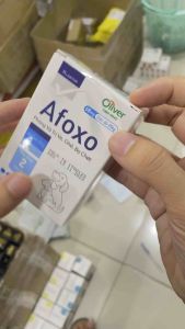 Afoxo viên nhai tri ve rận bọ chét viêm da ghẻ trên chó