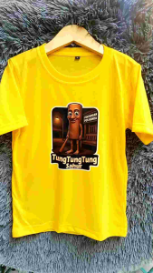 Kaos Distro anak ANOMALI Karakter TUNG TUNG SAHUR Bahan Katun