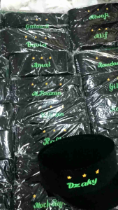 PECI SONGKOK NU GRATIS NAMA DI SAMPING SEBELAH KIRI LOGO NU