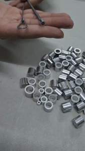 ปลอกรัดสลิงอลูมิเนียมกลมไม่เป็นสนิม - ปลอกรัดสลิงอลูมิเนียมกลมที่ไม่มีสนิม 20 ครั้ง