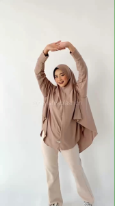 Jilbab Lengan Jersey Premium Jumbo: Nyaman & Elegan