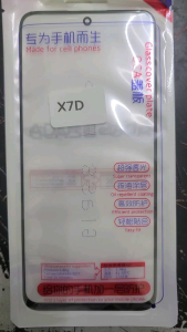 Kính ép liền keo Honor X7D zin new