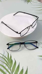 Gọng kính titanium E0251 thời trang gọng kim loại càng nhựa siêu dẻo