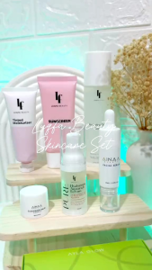 LUQFA SKINCARE SET - GENTLE CLENASER SERUM MOISTURIZER SUNSCREEN
