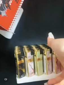 Combo 5 Bật lửa khò hình vân gỗ A6 Vỏ kim loại cao cấp Tia lửa xanh (Bơm gas được)