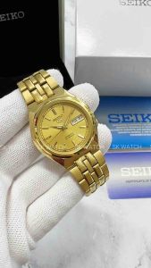 Seiko 5 Automatic Gold Watch / 7S26-01T0 / 36mm