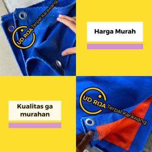 Terpal Tebal A12 berbagai ukuran terpal plastik ukuran 5x8 Meter dll