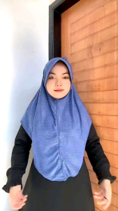 Jilbab Bergo Pet Motif Jaguar Mewah Premium