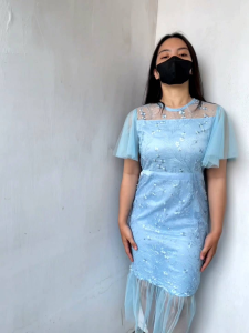 Dress Tulle Bordir Mutiara Duyung Premium Gaun Pesta Rumbai Tutu Dress Bridesmaid Kondangan Terbaru Cantika Zh