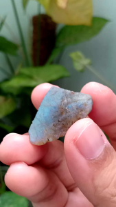 #RJ020 Labradorite ลาบราโดไรต์ หินดิบ หินธรรมชาติ หินสะสม น้ำหนัก 7.9 กรัม