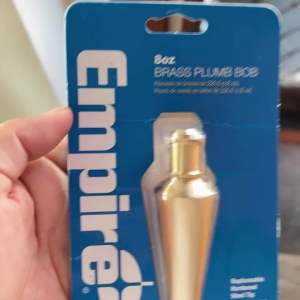 Empire 8 oz. Brass Plumb Bob To String Line Points Level (Lining points)