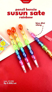 Pensil Bensia Sate Rainbow Sf-2705 1 Set (4pcs)