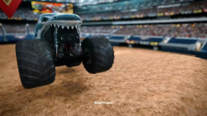Hot wheels monster truck thunderRoarus drop playset original