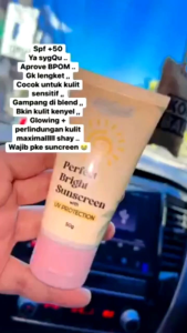 Perfect Bright Sunscreen Rhajab Beauty