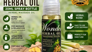 Bundle 4- 4pcs WONDER MASSAGE OIL 100% Pure Organic Made from Natural Herbal e9