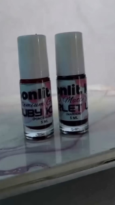 Moonlit Kiss Premium Lip Tints Long-Lasting Lightweight Highly Pigmented 5ml x 2 Ruby Kiss Scarlet Love Free Pocket Mirror