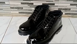 Sepatu PDH SECURITY PNS TNI POLRI Semi Radil Kilap Dan Doff