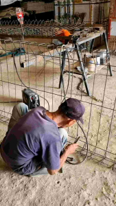 Pagar besi/pagar brc/pagar pembatas