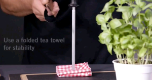 Sharpening Rod Sharpener Professional Honing Steel Utensil Kitchen Knife Stick Accessories Weight 240gram Pisau Pengasah