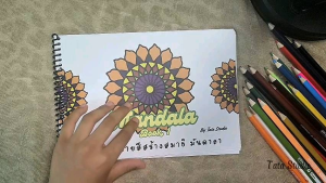 สมุดระบายสี สร้างสมาธิ (ราคาพิเศษ) ออกแบบโดยน้องอายุ7ขวบ