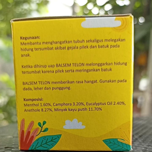 Tresno Joyo Balsam Bayi 40g - Balsem Telon Tresnojaya - Lembut dan Efektif untuk Flu, Pilek, dan Batuk Anak - Mengandung Minyak Adas (Oleum Foeniculi) - Mencegah Perut Kembung - Cocok untuk Ibu dan Anak - Mengatasi Gatal dan Iritasi (IMPORT)