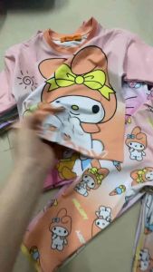 (12-42kg) Bộ TAY DÀI bé gái thun lạnh 3D loại 1 siêu đẹp form áo cánh dơi rộng mặc thoải mái(711)