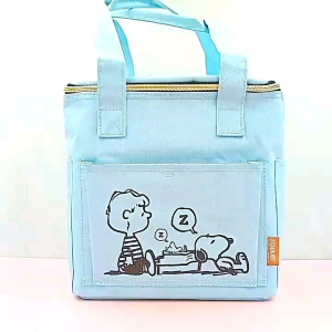 TAS BEKAL SNOOPY / TAS BEKAL MAKAN SNOOPY / TAS  BEKAL ALUMUNIUM FOIL SNOPPY IMPORT / TAS BEKAL LUCU