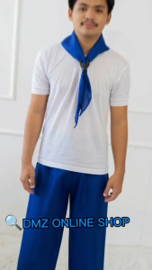 Traditional Blue Katipunero Costume for Kids & Adults | Filipino Cultural Wear