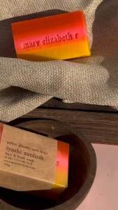 Mary Elizabeth R Iyashi Sunlush Sulfur + Glycolic Acid + Kojic Face and Body Soap for Skin Lightening and Acne Treatment