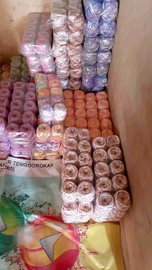 Gradasi Benang Rajut Poly Kilap & Tali Rajut Poly Kilap D27